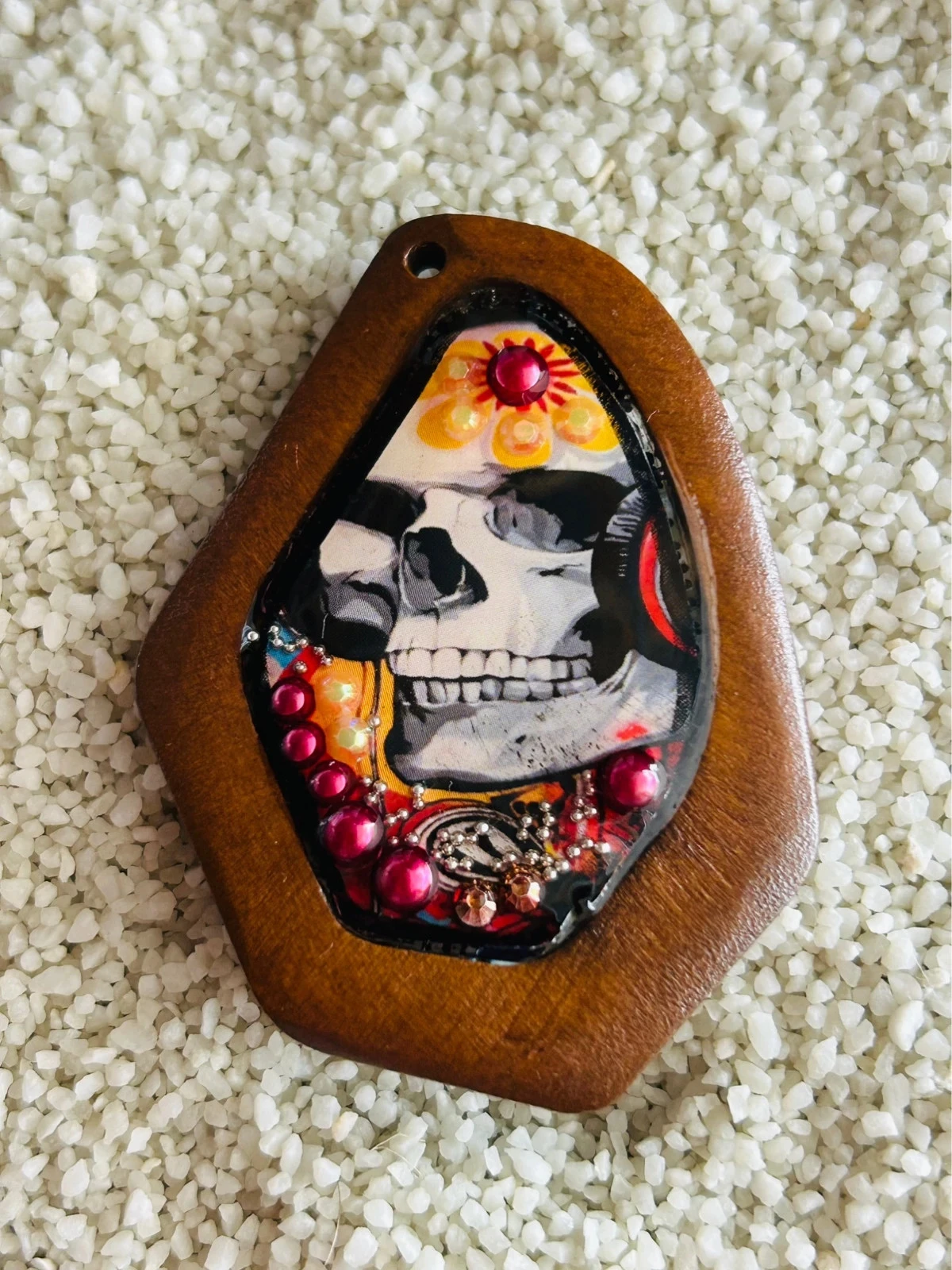 Pendentif ou breloque type mexicain / gothique